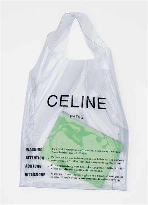 buy celine plastic bag|bag celine original.